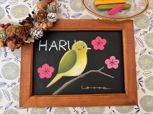 はじめてさんもできる！季節のチョークアート教室【11:00～】