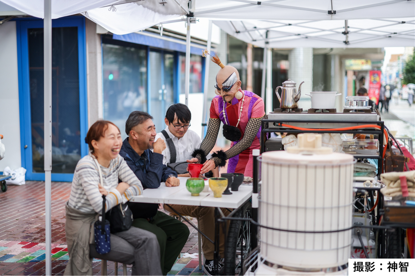 【長期プロジェクト「きむらとしろうじんじん 野点（のだて）と丸亀妄想屋台群」】 ～まちへ繰り出そう！おしゃべりおさんぽ会～
