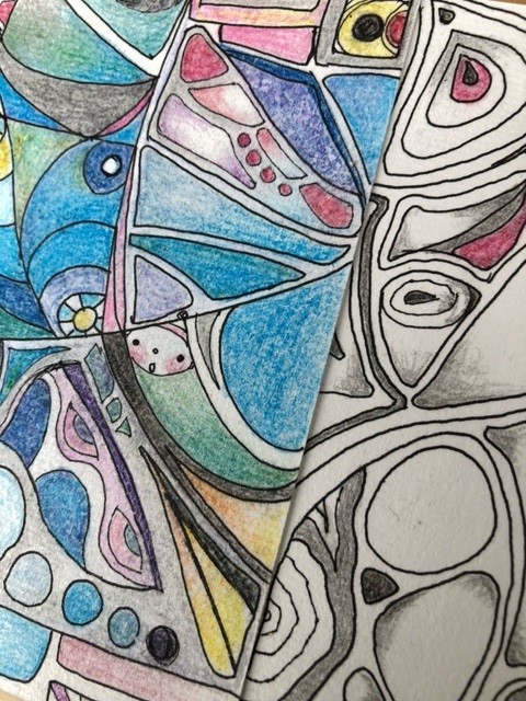 『楽々あーと』、○△□を基本に描く彩色線画【14:30~】