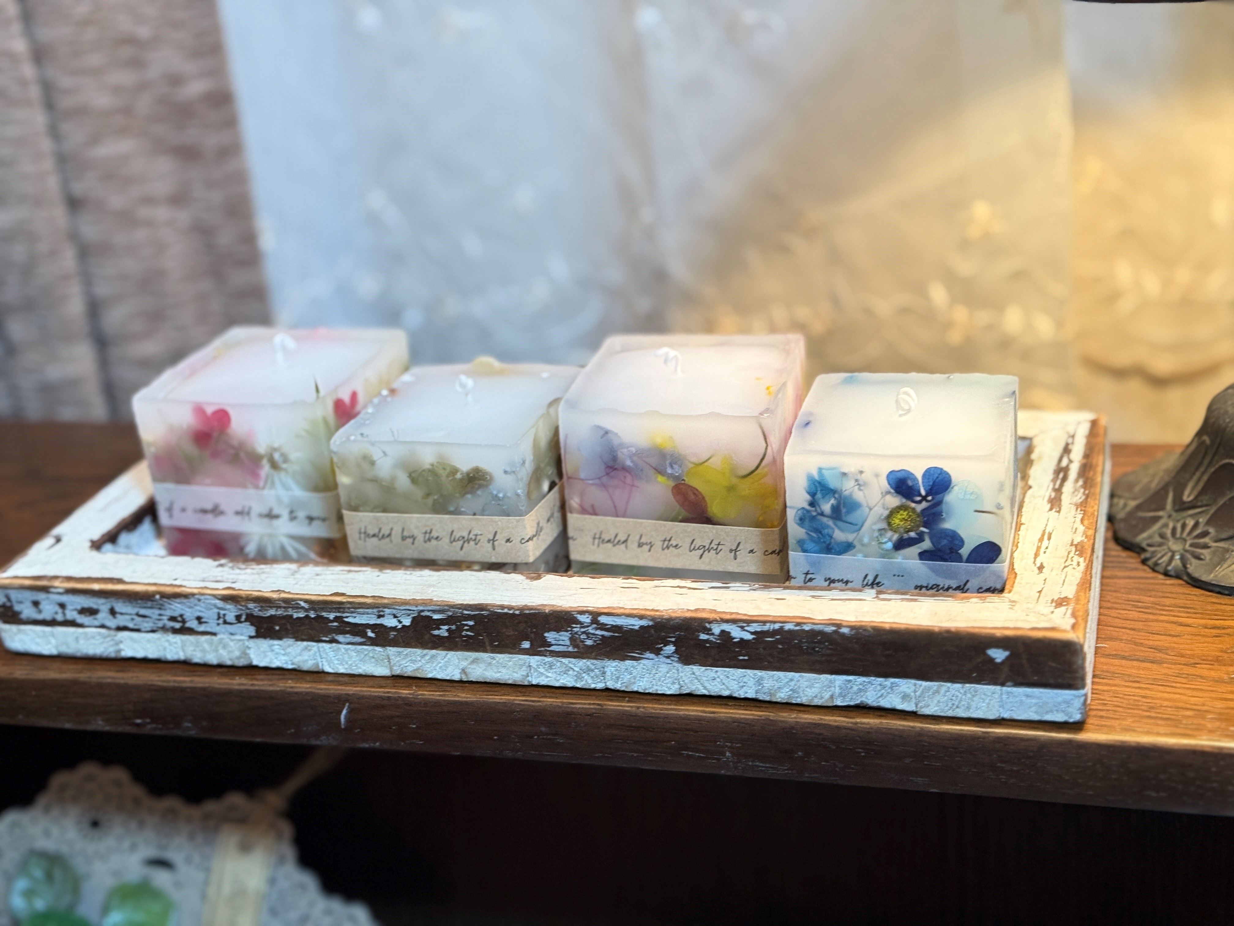 ボタニカルキャンドル入門　～お花の入ったキャンドルを作ろう～【10:00～】